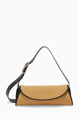 Jil Sander Small Cannolo Bag in Raffia 217445254_15