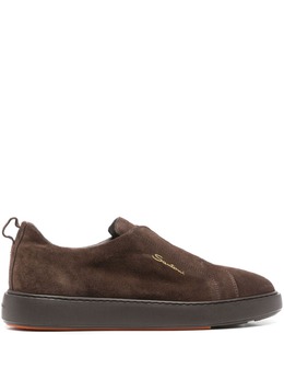Santoni suede slip-on sneakers 24303911