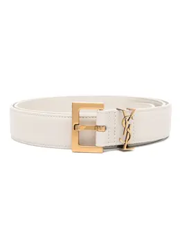 Saint Laurent Cassandre leather belt 17131586