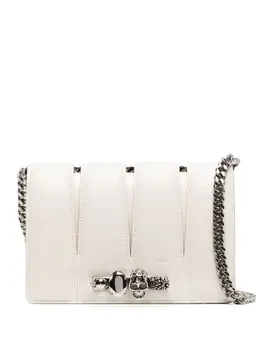 Alexander McQueen Slash stud-detailing chain-link bag 19178109