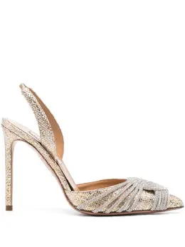 Aquazzura 105mm Gatsby Sling pumps 24304953