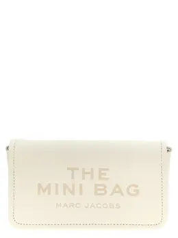 Marc Jacobs-The Leather Mini Bag Borse A Tracolla Bianco-Donna 51731298976084