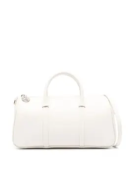 Longchamp logo-debossed leather tote bag 23528585