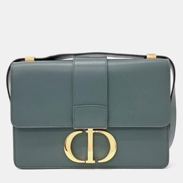 Christian Dior Green Leather 30 Montaigne Shoulder Bag 1008044