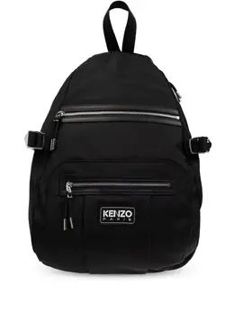 Kenzo logo-patch backpack 24371027