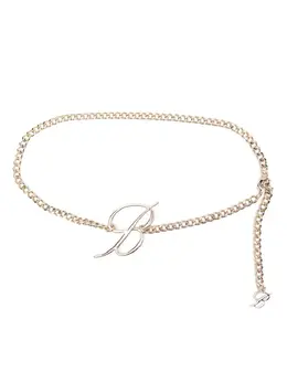 Blumarine logo-pendant chain belt 24062437