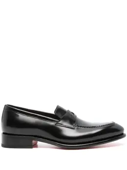 Santoni leather penny loafers 24030598