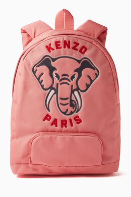Kenzo Embroidered-elephant Backpack 217438472_171