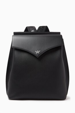 MCM Medium Diamond Backpack in Leather 217563179_13