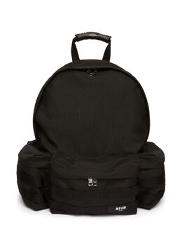 MSGM logo-tag backpack 23851196