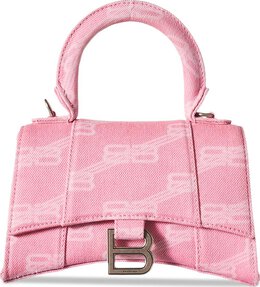 Сумка Balenciaga Hourglass XS Top Handle Bag Sweet Pink, розовый 592833 210h5 5812 | pink