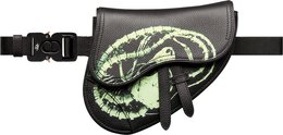 Сумка Christian Dior x Cactus Jack Phosphorescent Motif Mini Saddle Bag Black, черный 1adpo022gns h03e | black