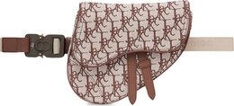 Сумка Christian Dior x Cactus Jack Oblique Jacquard Mini Saddle Bag Coffee, коричневый 1adpo022jod h24e | brown