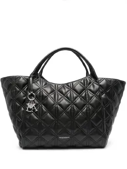 Emporio Armani oversized quilted tote bag 21248870