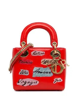 Christian Dior 2016 Mini Sequin Embellished Lady Dior satchel 24567477