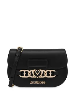 Love Moschino heart-chain crossbody bag 23637161