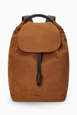 Loewe Flamenco Backpack in Pressed Suede 217332370_15