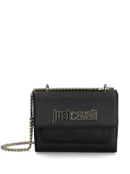 Just Cavalli logo-plaque shoulder bag 24546985