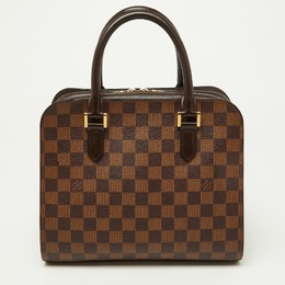 Louis Vuitton Damier Ebene Canvas and Leather Triana Bag 1011881