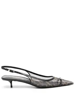Saint Laurent 30mm Oxalis slingback pumps 23108078
