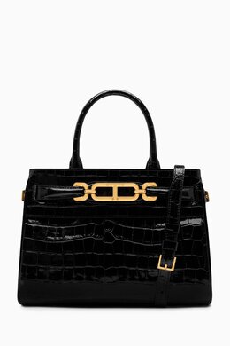 Tom Ford Small Top-handle Bag in Croc-embossed Leather 217430336_13