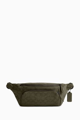 Coach League Belt Bag in Signature Canvas & Leather 217291886_20