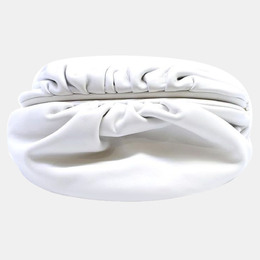Bottega Veneta White Leather Belt Chain Bag 1014034