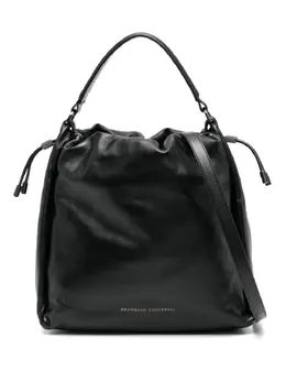 Brunello Cucinelli logo-debossed tote bag 24481588