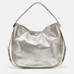 Furla Silver Leather Hobo 1014855