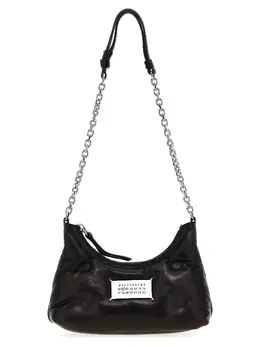 Maison Margiela-Glam Slam Hobo Micro Borse A Spalla E Tracolla Nero-Donna 51731560661332