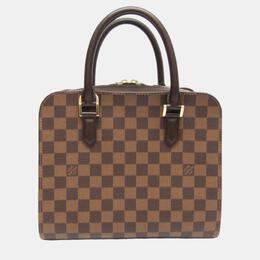 Louis Vuitton Brown Damier Ebene Canvas Triana Satchel 1014710