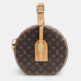 Louis Vuitton Brown Canvas Petite Boite Chapeau Bag 1014291