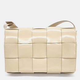 Bottega Veneta Beige Leather Cassette Shoulder Bag 1014191