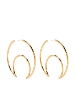 Marine Serre Moon hoop earrings 23388561