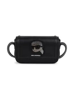 Karl Lagerfeld rhinestone embellished shoulder bag 23818191