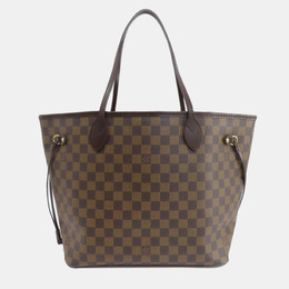 Louis Vuitton Brown Damier Ebene Canvas Neverfull MM Tote Bag 1015333