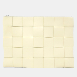 Bottega Veneta Beige Cassette Clutch 1013911
