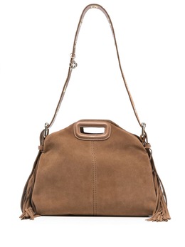 Maje miss M fringed suede shoulder bag 23729885