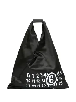 Maison Margiela Classic Japanese logo-print tote bag 23915626