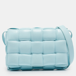 Bottega Veneta Light Blue Padded Leather Cassette Shoulder Bag 1016895