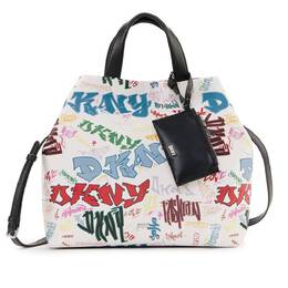 Большая сумка-шоппер DKNY Tess, белый/мультиколор b0blxw9fyn | white multi