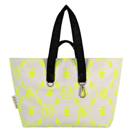 Philipp Plein Monogram Print Nylon Tote Bag saba-wba1513-pny002n-01yf
