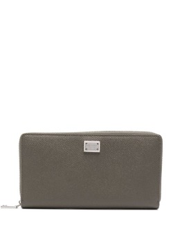 Dolce & Gabbana Dauphine logo-plaque leather wallet 24122243
