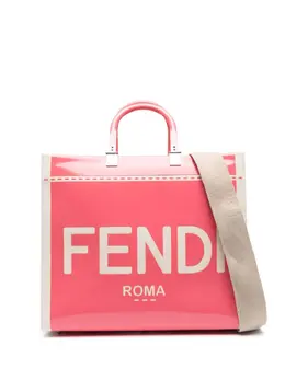 Fendi logo-print tote bag 20011394