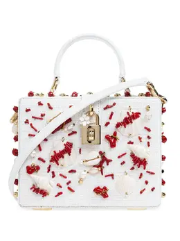 Dolce & Gabbana Dolce Box seashell-appliqué tote bag 24114460
