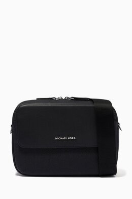 Michael Kors Hudson Crossbody Bag in Pebbled Leather 215155729_13