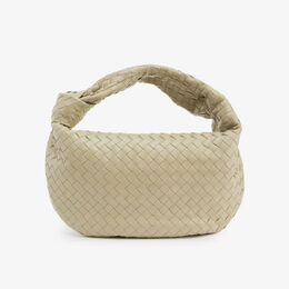 Кожаная сумка через плечо Teen Jodie Intrecciato Bottega Veneta, желтый r04121895 | travertine-gold
