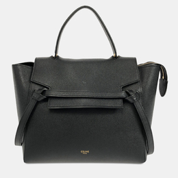 Celine Black Leather Micro Belt Bag 1016455