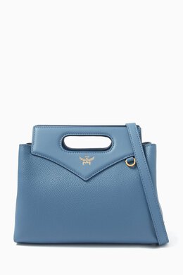 MCM Mini Soft Diamond Tote Bag in Leather 217596605_181