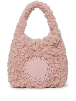 Stella McCartney small logo Plush teddy tote bag 24553899
